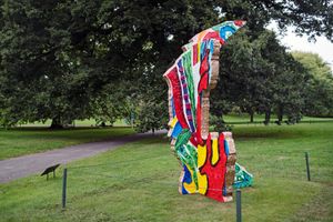 [Ida Ekblad][0], _BOOK OF BOREDOM_ (2022). Courtesy Galerie Max Hetzler. Frieze Sculpture, The Regent's Park, London (14 September–13 November 2022). Courtesy Frieze.


[0]: https://ocula.com/artists/ida-ekblad/